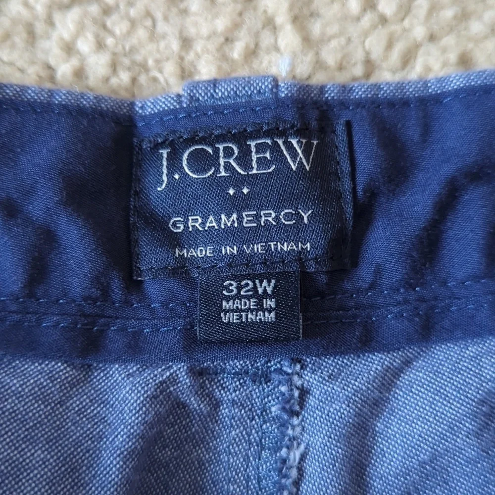 J.Crew Gramercy Bermuda Blue Shorts Size 32W